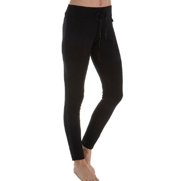 PJ Harlow Tatum French Terry Legging Rib Waistband Black